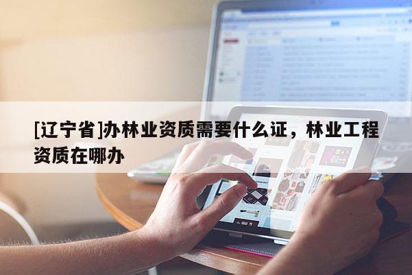 [辽宁省]办林业资质需要什么证，林业工程资质在哪办