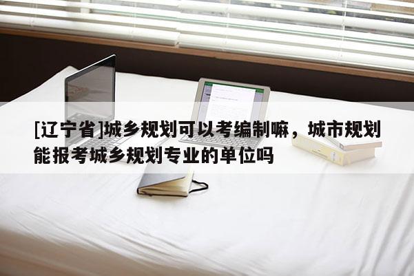 [辽宁省]城乡规划可以考编制嘛，城市规划能报考城乡规划专业的单位吗