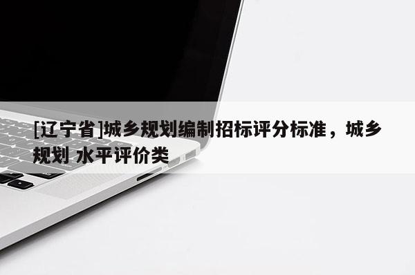 [辽宁省]城乡规划编制招标评分标准，城乡规划 水平评价类