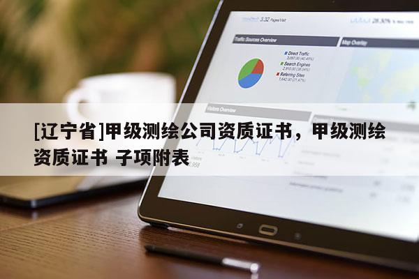 [辽宁省]甲级测绘公司资质证书，甲级测绘资质证书 子项附表