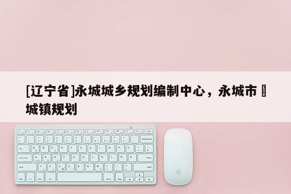 [辽宁省]永城城乡规划编制中心，永城市酂城镇规划