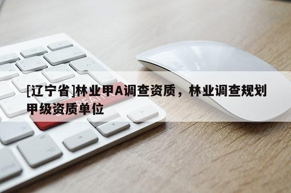 [辽宁省]林业甲A调查资质，林业调查规划甲级资质单位