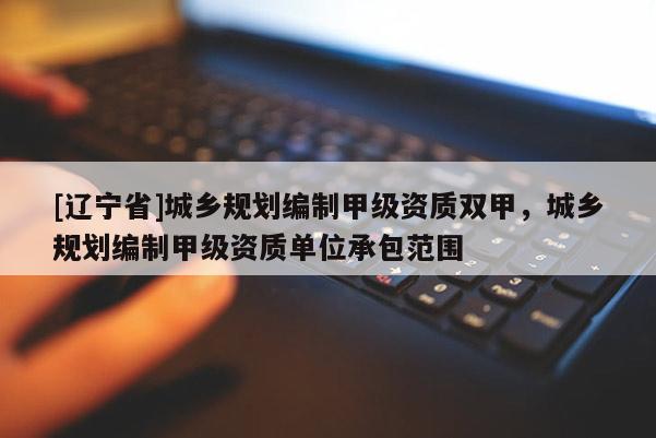 [辽宁省]城乡规划编制甲级资质双甲，城乡规划编制甲级资质单位承包范围