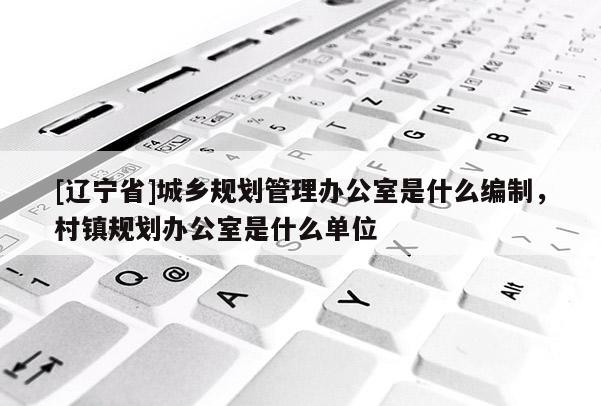 [辽宁省]城乡规划管理办公室是什么编制，村镇规划办公室是什么单位