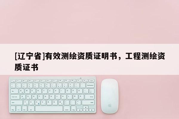 [辽宁省]有效测绘资质证明书，工程测绘资质证书