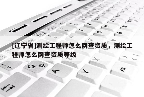 [辽宁省]测绘工程师怎么网查资质，测绘工程师怎么网查资质等级