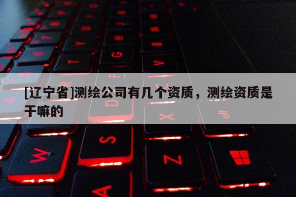 [辽宁省]测绘公司有几个资质，测绘资质是干嘛的