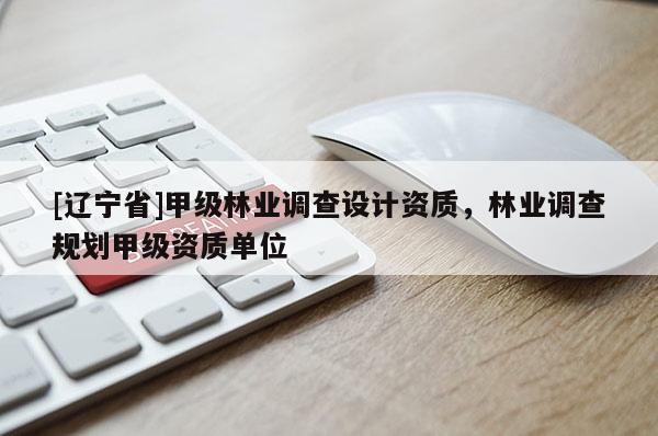 [辽宁省]甲级林业调查设计资质，林业调查规划甲级资质单位