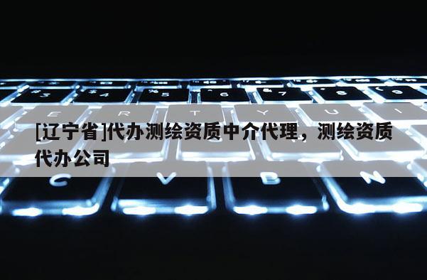 [辽宁省]代办测绘资质中介代理，测绘资质代办公司