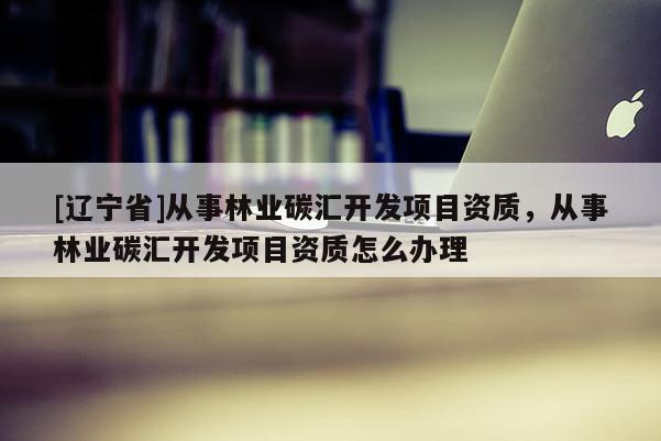 [辽宁省]从事林业碳汇开发项目资质，从事林业碳汇开发项目资质怎么办理