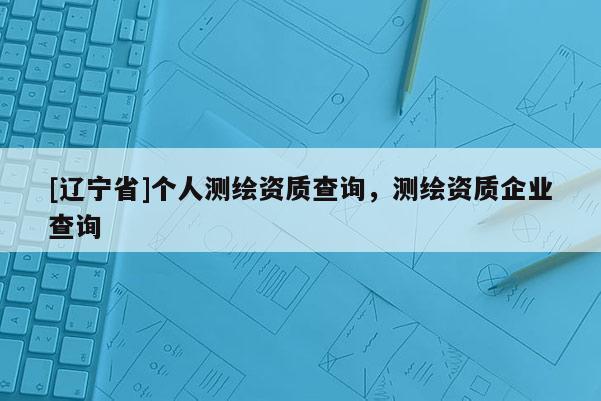[辽宁省]个人测绘资质查询，测绘资质企业查询