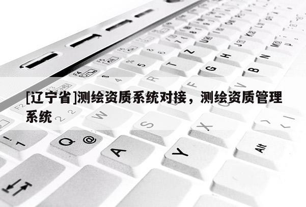 [辽宁省]测绘资质系统对接，测绘资质管理系统