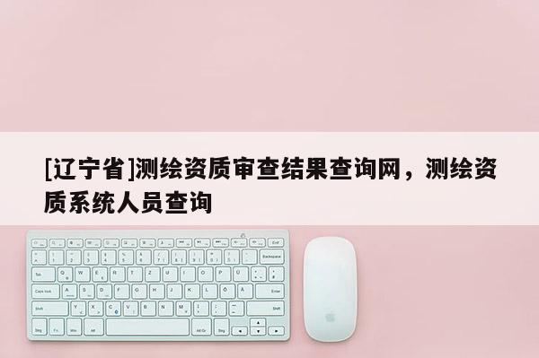 [辽宁省]测绘资质审查结果查询网，测绘资质系统人员查询