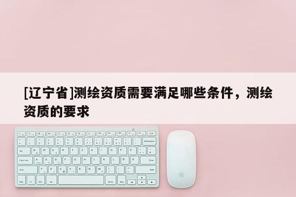 [辽宁省]测绘资质需要满足哪些条件，测绘资质的要求