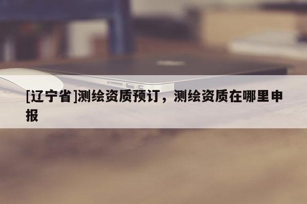 [辽宁省]测绘资质预订，测绘资质在哪里申报