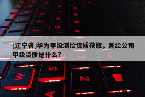 [辽宁省]华为甲级测绘资质获取，测绘公司甲级资质是什么?