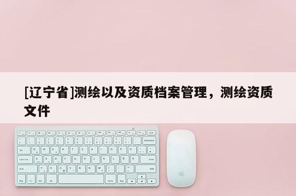[辽宁省]测绘以及资质档案管理，测绘资质文件