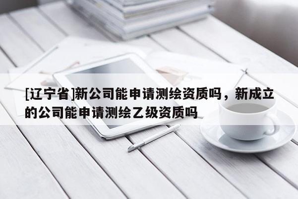 [辽宁省]新公司能申请测绘资质吗，新成立的公司能申请测绘乙级资质吗