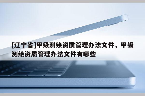 [辽宁省]甲级测绘资质管理办法文件，甲级测绘资质管理办法文件有哪些