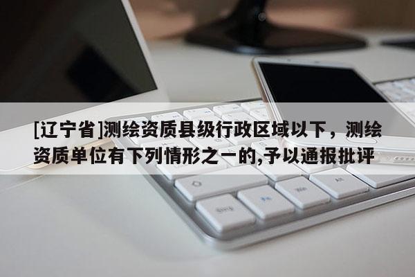 [辽宁省]测绘资质县级行政区域以下，测绘资质单位有下列情形之一的,予以通报批评