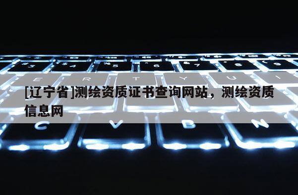 [辽宁省]测绘资质证书查询网站，测绘资质信息网