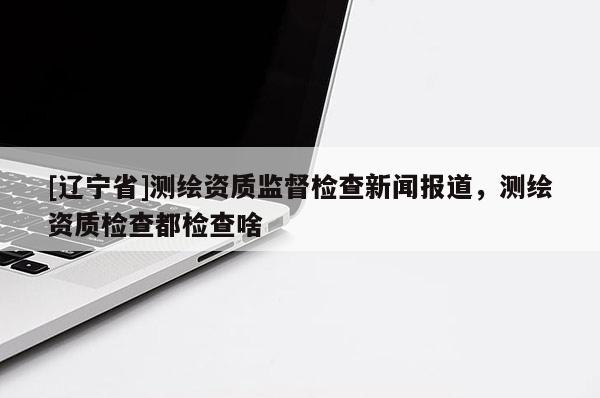 [辽宁省]测绘资质监督检查新闻报道，测绘资质检查都检查啥