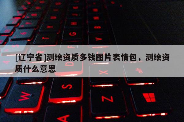 [辽宁省]测绘资质多钱图片表情包，测绘资质什么意思