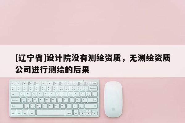 [辽宁省]设计院没有测绘资质，无测绘资质公司进行测绘的后果