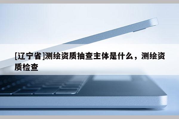 [辽宁省]测绘资质抽查主体是什么，测绘资质检查