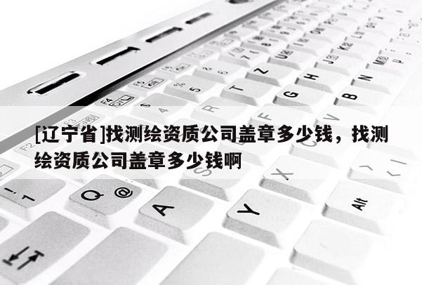 [辽宁省]找测绘资质公司盖章多少钱，找测绘资质公司盖章多少钱啊