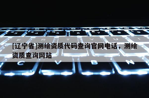 [辽宁省]测绘资质代码查询官网电话，测绘资质查询网站