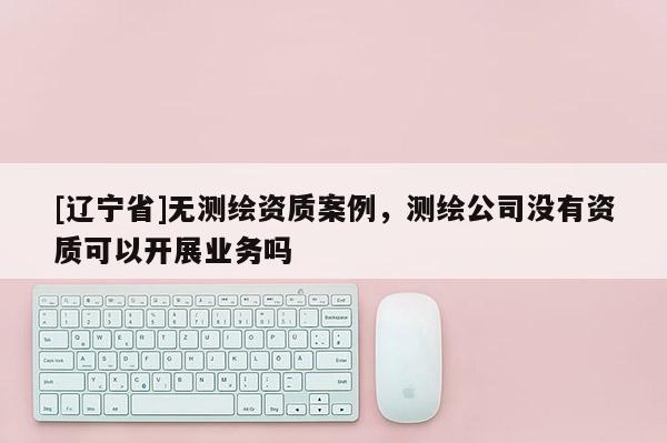 [辽宁省]无测绘资质案例，测绘公司没有资质可以开展业务吗
