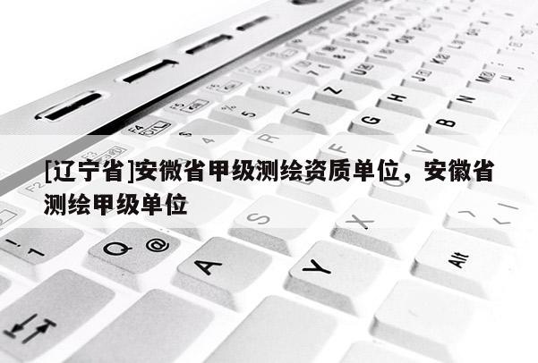 [辽宁省]安微省甲级测绘资质单位，安徽省测绘甲级单位