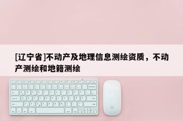 [辽宁省]不动产及地理信息测绘资质，不动产测绘和地籍测绘