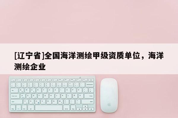 [辽宁省]全国海洋测绘甲级资质单位，海洋测绘企业