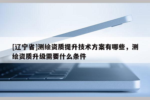 [辽宁省]测绘资质提升技术方案有哪些，测绘资质升级需要什么条件