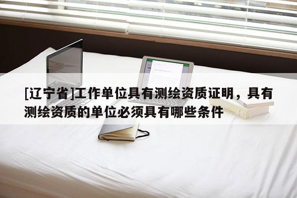 [辽宁省]工作单位具有测绘资质证明，具有测绘资质的单位必须具有哪些条件