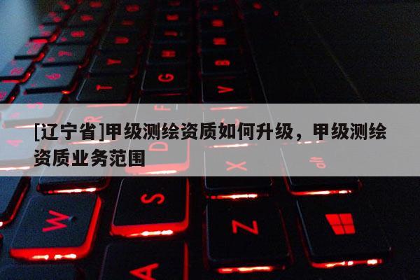 [辽宁省]甲级测绘资质如何升级，甲级测绘资质业务范围