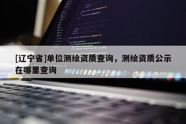 [辽宁省]单位测绘资质查询，测绘资质公示在哪里查询