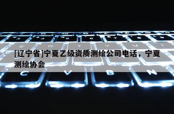 [辽宁省]宁夏乙级资质测绘公司电话，宁夏测绘协会