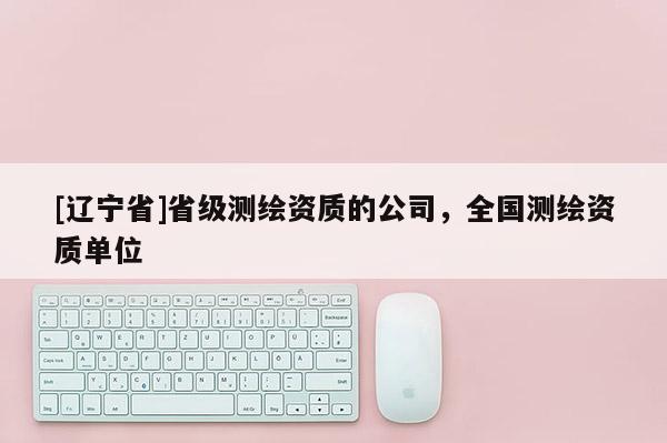 [辽宁省]省级测绘资质的公司，全国测绘资质单位