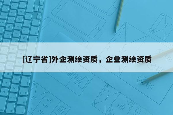 [辽宁省]外企测绘资质，企业测绘资质