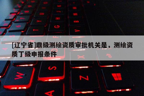 [辽宁省]鼎级测绘资质审批机关是，测绘资质丁级申报条件