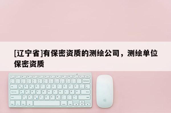 [辽宁省]有保密资质的测绘公司，测绘单位保密资质
