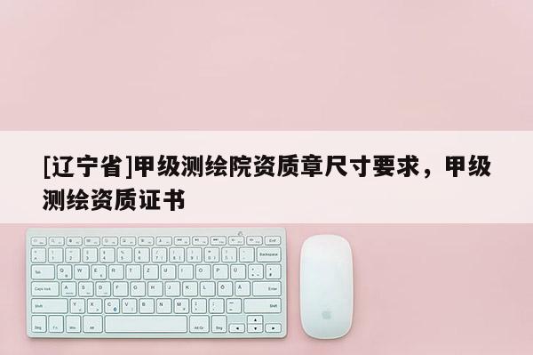 [辽宁省]甲级测绘院资质章尺寸要求，甲级测绘资质证书