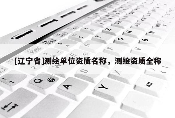 [辽宁省]测绘单位资质名称，测绘资质全称