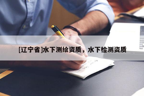 [辽宁省]水下测绘资质，水下检测资质