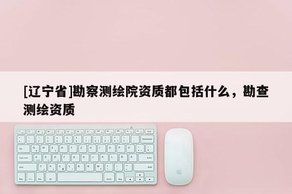 [辽宁省]勘察测绘院资质都包括什么，勘查测绘资质