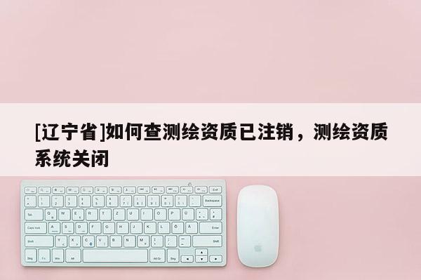[辽宁省]如何查测绘资质已注销，测绘资质系统关闭