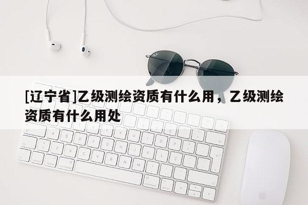 [辽宁省]乙级测绘资质有什么用，乙级测绘资质有什么用处